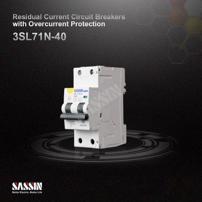 3SL71N-40, RCBO, 1P+N, up to 40 A