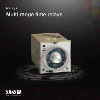 Multi range time relays