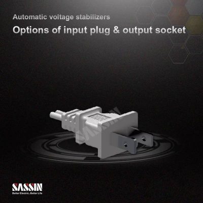 Options of input plug & output socket