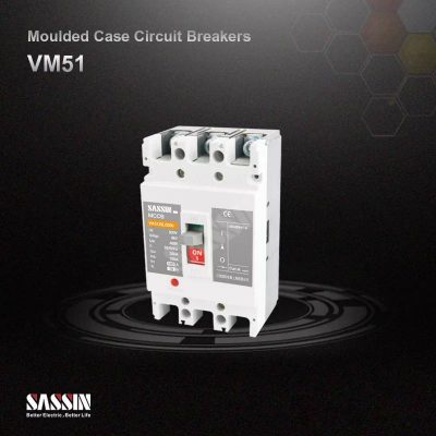 VM51, MCCBs with thermal magnetic trip units