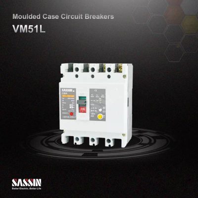 VM51L, MCCBs with earth leakage protection